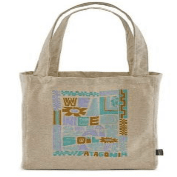 Collapsible canvas tote bag