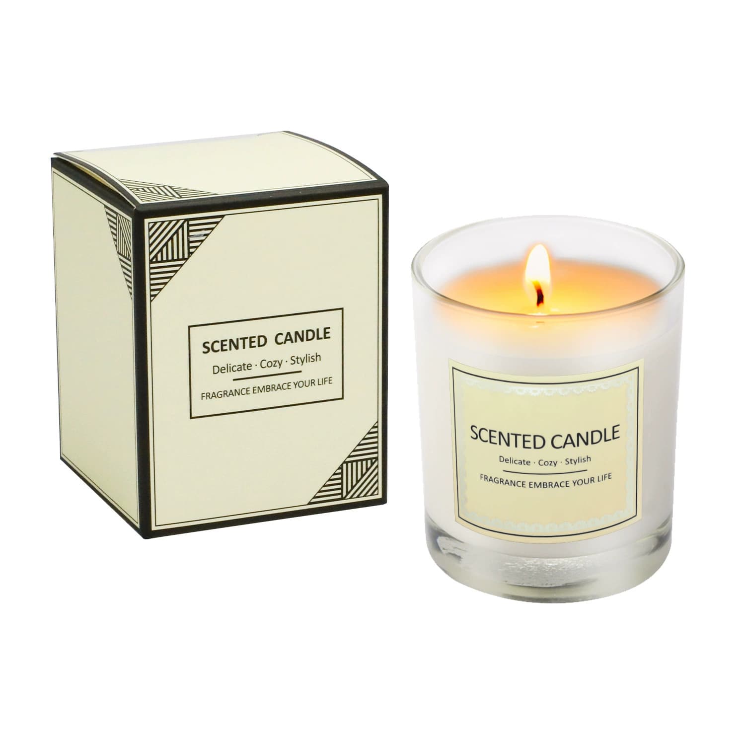Glass Cup Scented Candle