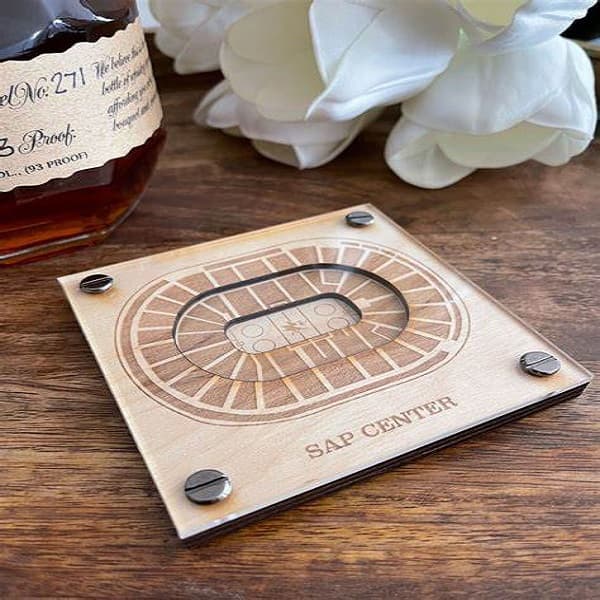 Wood Stadium Coasters