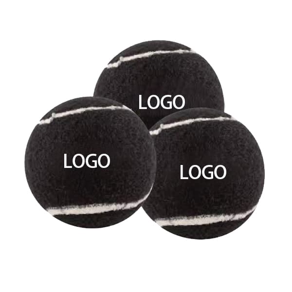 black tennis ball