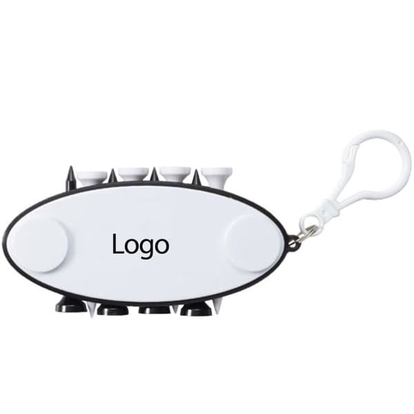 Golf tee keychains