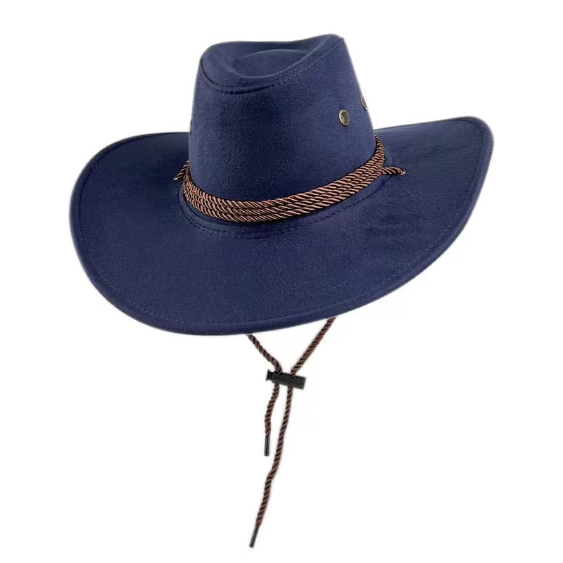 Imitation Suede Cowboy Hat