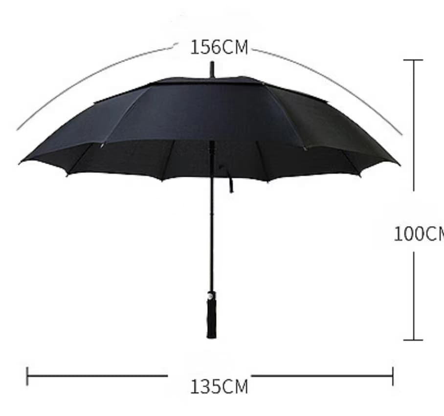 Double layer golf umbrella