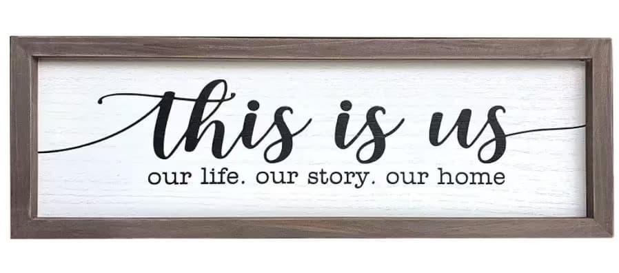 Write in bedroom sign