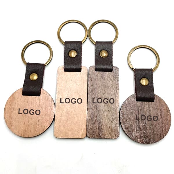 wooden keychain