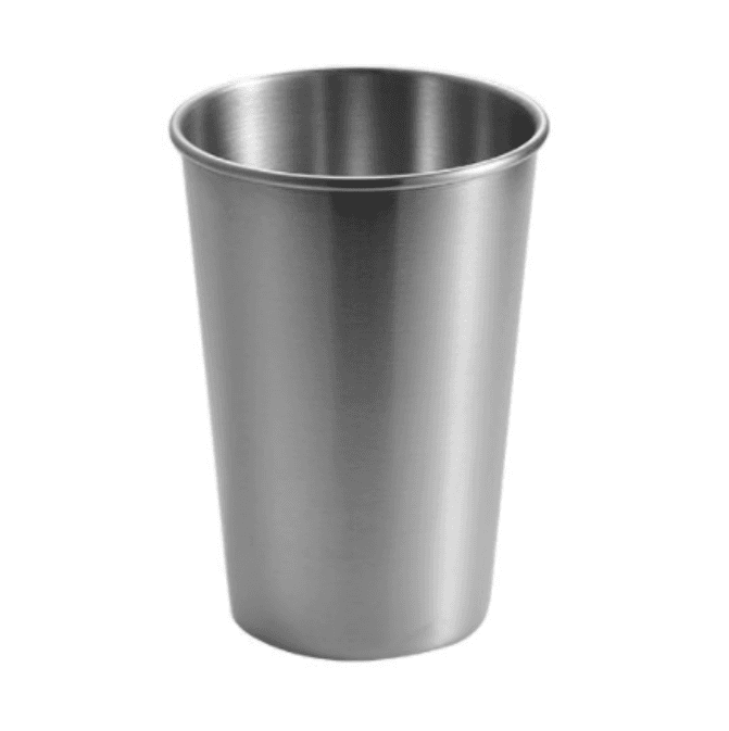 Stainless Steel Rolled Rimmed Cup