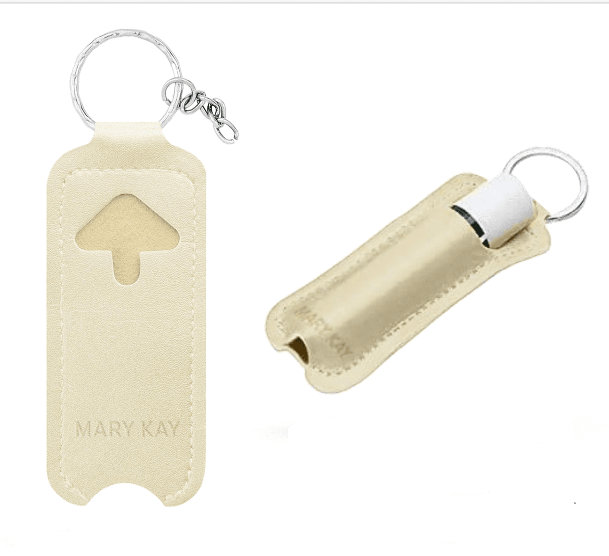PU lipstick cover keychain