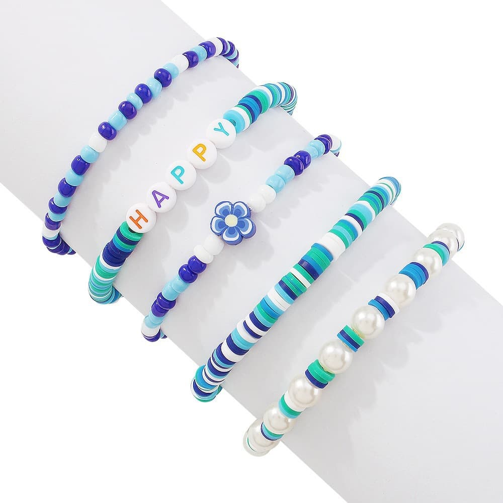 Alphabet beaded bracelet