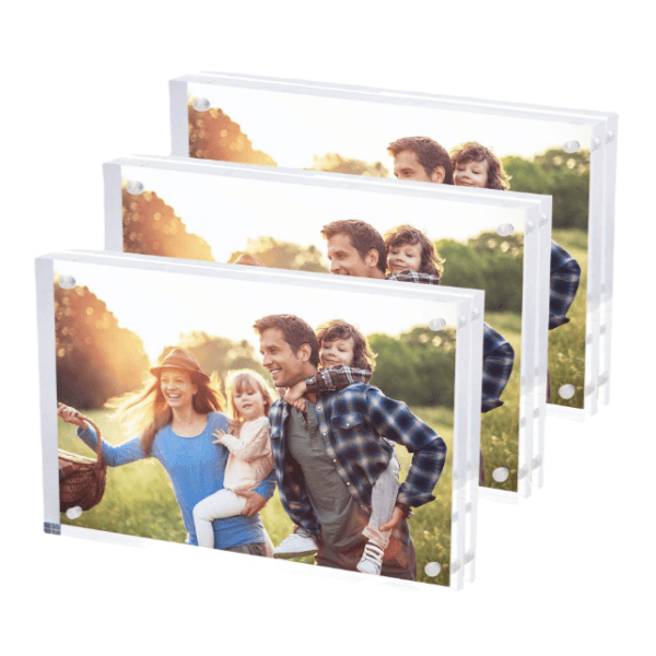 Double layered photo frame