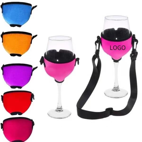 Neoprene wine glass insulator
