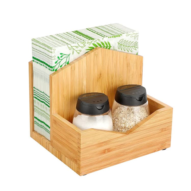wooden napkin holder