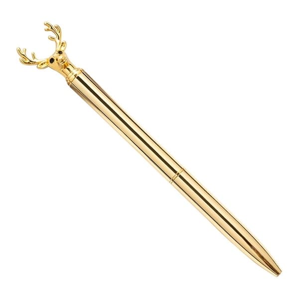 Reindeer Metal Christmas Ball Pen