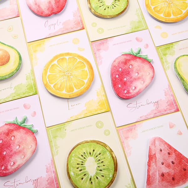 Fruit Shaped Sticky Notes