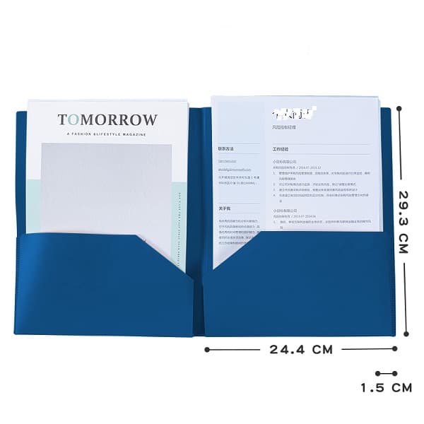 Two-Pocket Plastic Folders