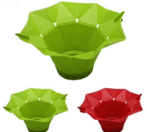 Silicone popcorn container